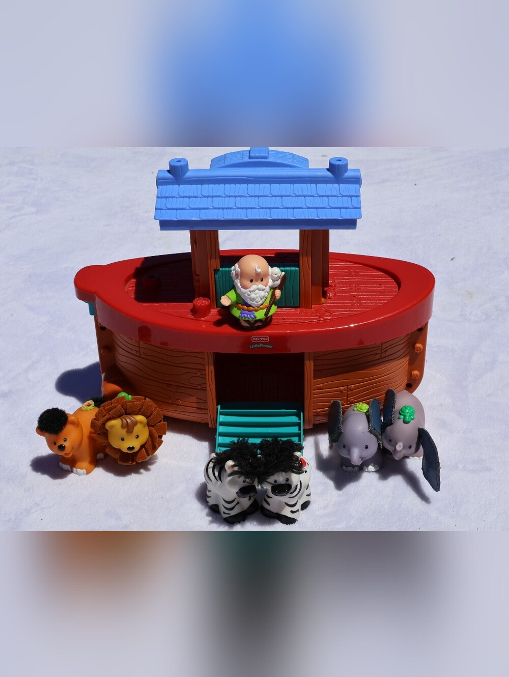 2005 Fisher-Price Touch & Feel Noah's Arc- Incomplete Set Fair Condition